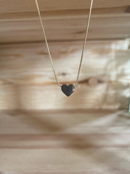 Collar con colgante Corazón con volumen